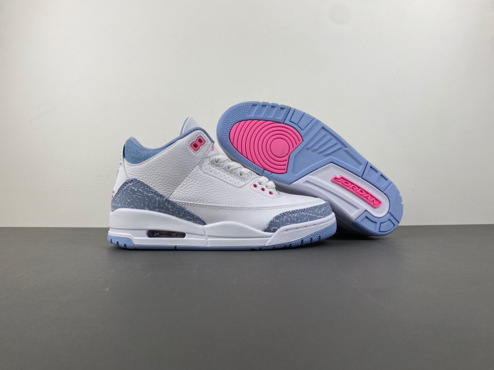 Air Jordan 3 GS "Denim/Pink Glow" HQ0784-101