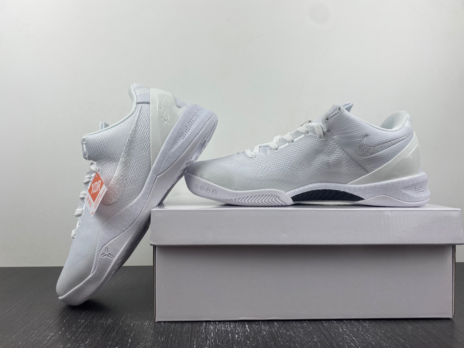 nike kobe 8 protro triple white fj9364-100