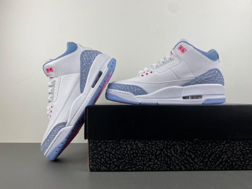 Air Jordan 3 GS "Denim/Pink Glow" HQ0784-101