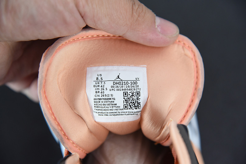 air jordan 1 mid peach mocha dh0210-100