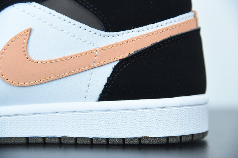 air jordan 1 mid peach mocha dh0210-100