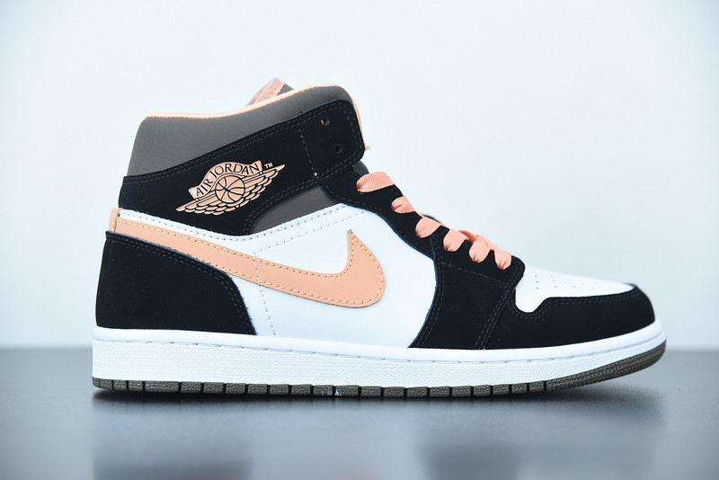 air jordan 1 mid peach mocha dh0210-100