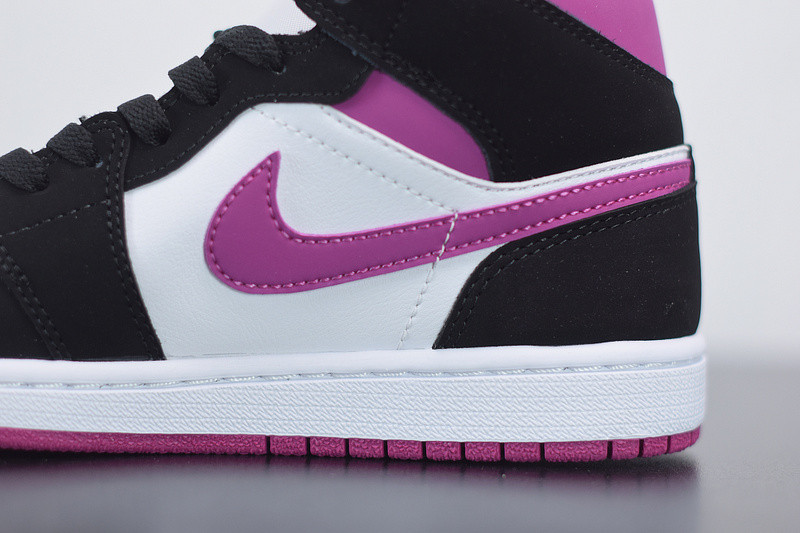 air jordan 1 mid magenta bq6472-005