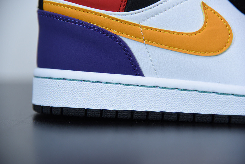 air jordan 1 mid "multi-color" 554724-125