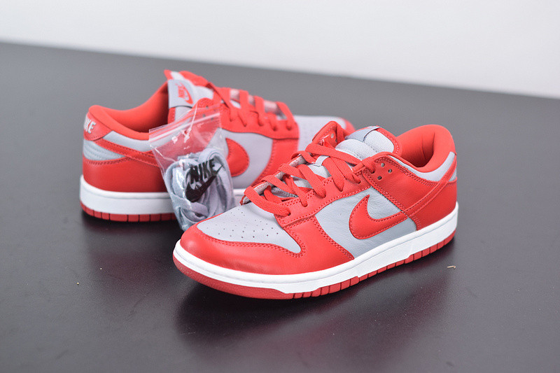 nike dunk low sp university red wolf grey cu1726-600