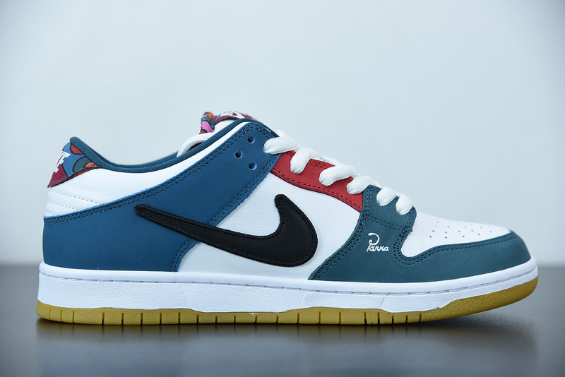 parra x nike sb dunk low dh7695-100