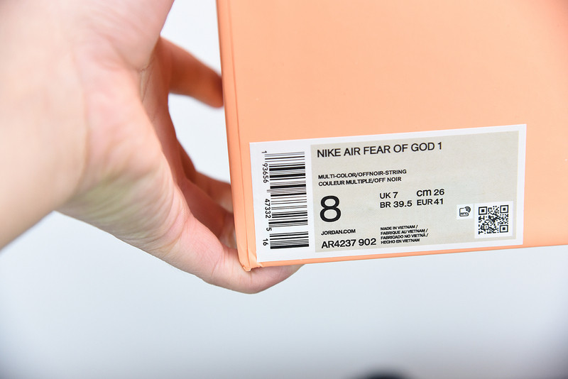 nike air fear of god 1 “string” ar4237-902