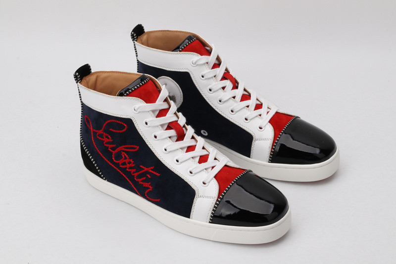 chian louin high top sneaker