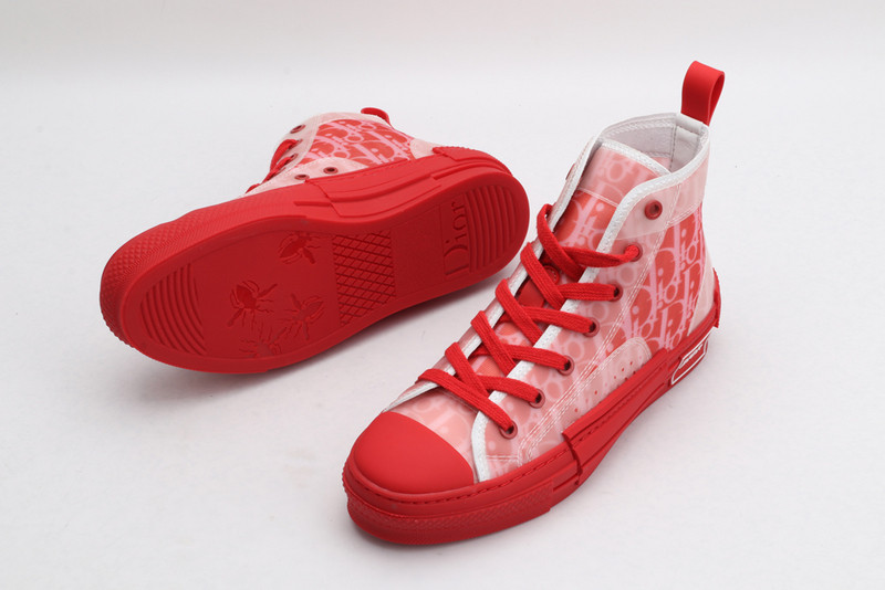 dio* b23 oblique high-top sneaker