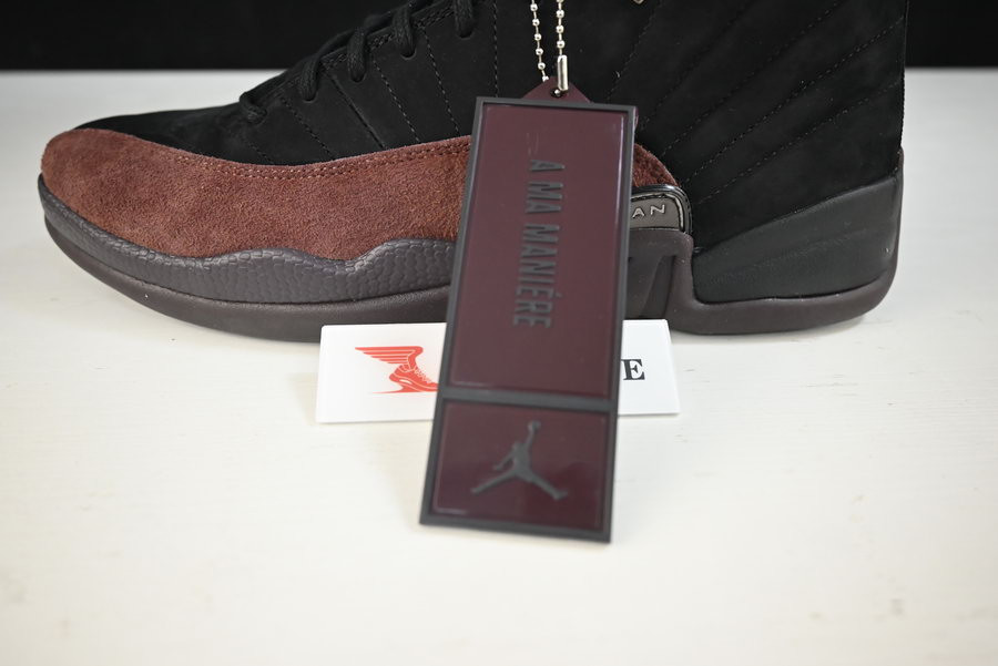 a ma maniére x air jordan 12 “black” dv6989-001