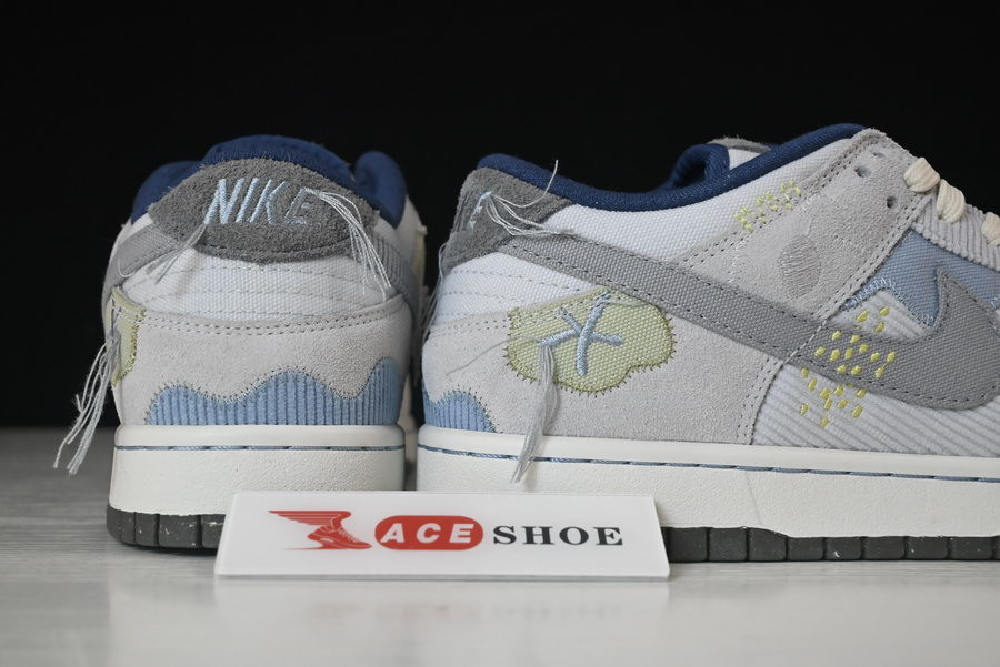 nike dunk low "bright side" (grey) dq5076-001