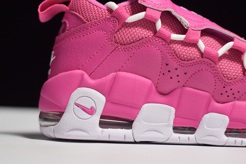nike air more money qs "pinkfire" aj7383-600