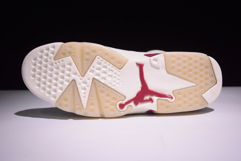 air jordan 6 retro "maroon" 384664-116