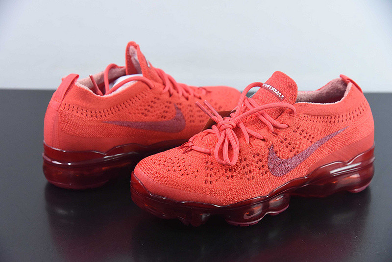 nike air vapormax 2023 flyknit triple red dv1678-600