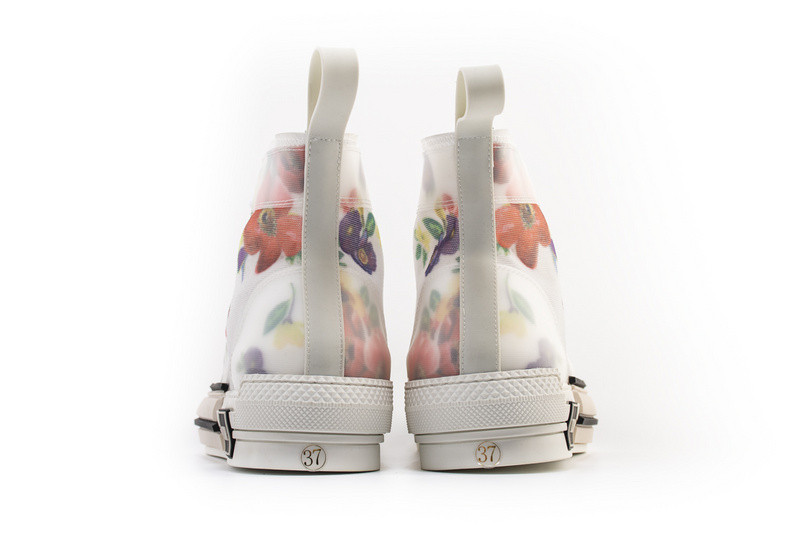 dio* b23 oblique high top sneakers t00853-1064