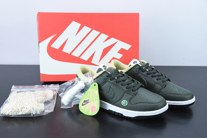 nike dunk low avocado dm7606-300