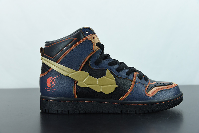 gundam x dunk high “banshee” dh7717-400