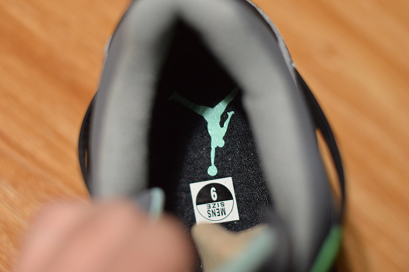 air jordan 4 retro "green glow" 308497-033