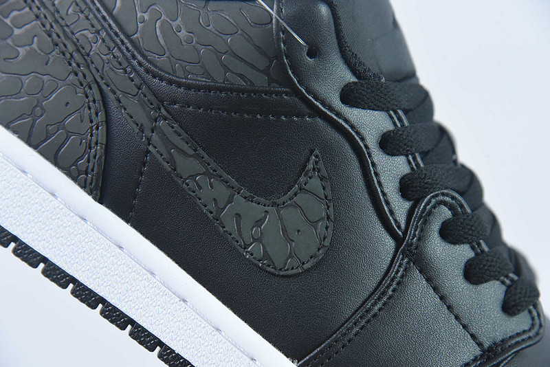 air jordan 1 low "black elephant" fb9907-001