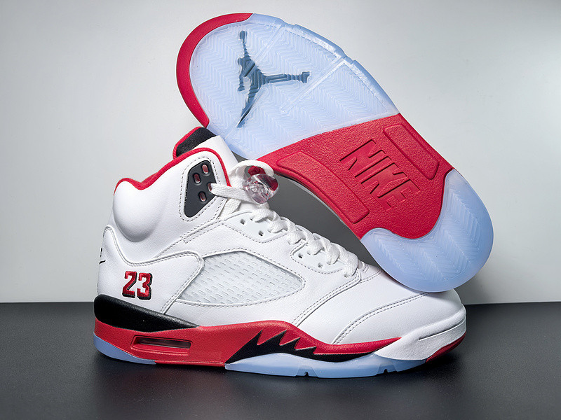 Air Jordan 5 Fire Red Black Tongue HQ7978-101