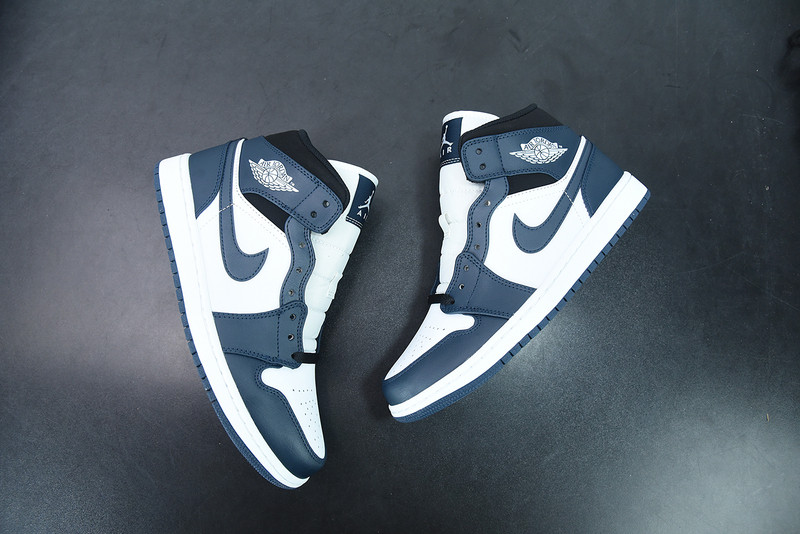 air jordan 1 mid “dark teal” 554724-411