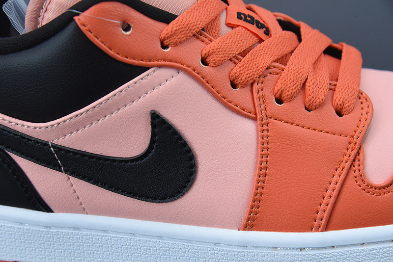 air jordan 1 low orange black dm3379-600