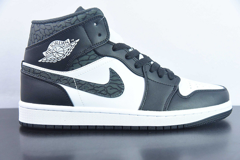 air jordan 1 mid panda elephant fb9911-001