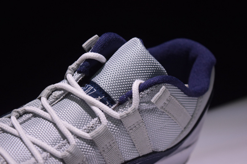 air jordan 11 retro low bg (gs) "georgetown" 528896-007
