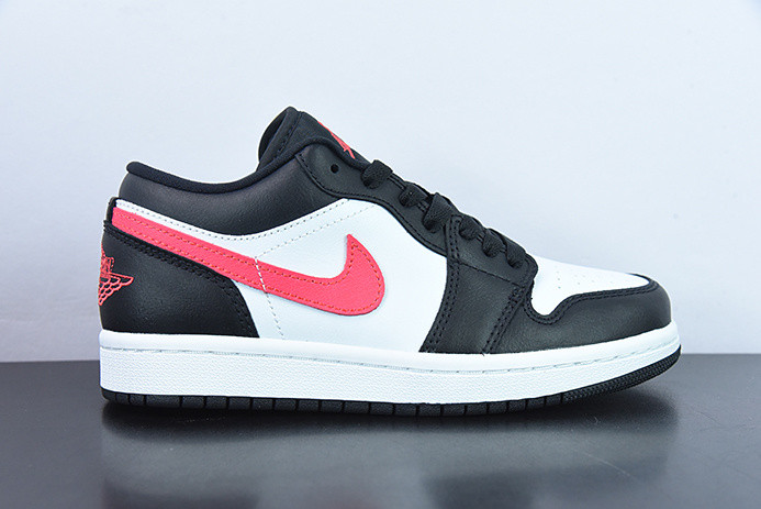 air jordan 1 low black siren red (w) dc0774-004