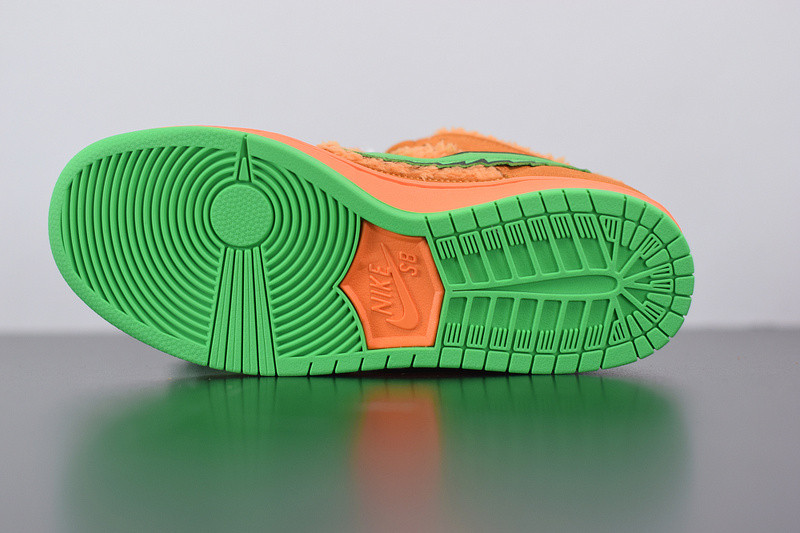 grateful dead x nike sb dunk low “orange bear” cj5378-800