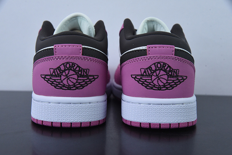 nike air jordan 1 low berry powder white black dc1767-160