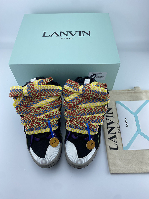 lanvin curb sneaker