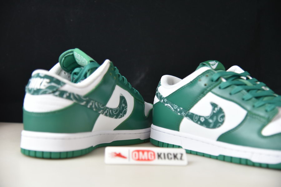 nike sb dunk low “green paisley ” dh4401-102