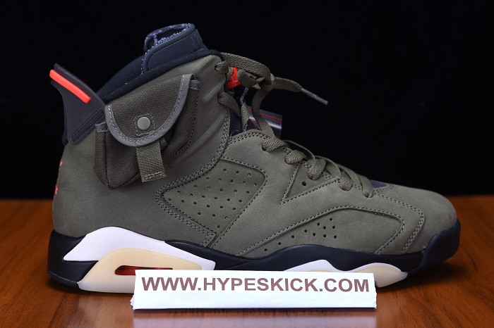 air jordan 6 travis scott medium olive cn1084-200