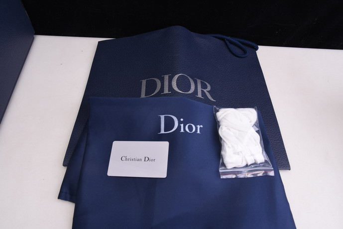 dio* b23 oblique high-top white sneaker