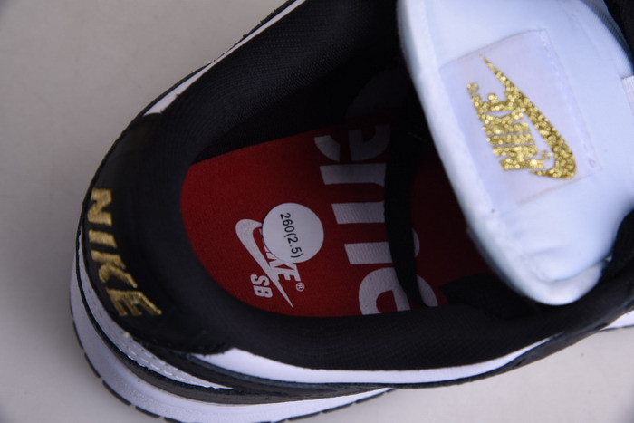 S*p*e x nike sb dunk low white/metallic gold-black dh3228-102