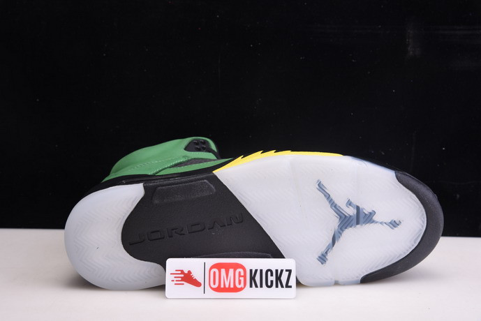 air jordan 5 oregon ducks ck6631-307